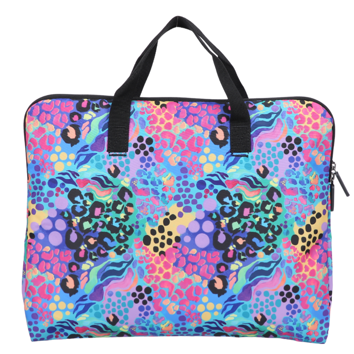 Electric Leopard Library Bag
