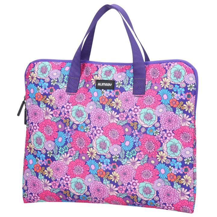 Summer Flowers Library Bag