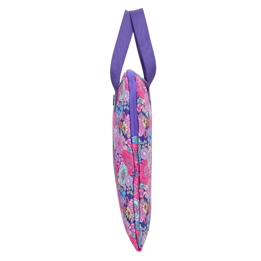 Summer Flowers Library Bag