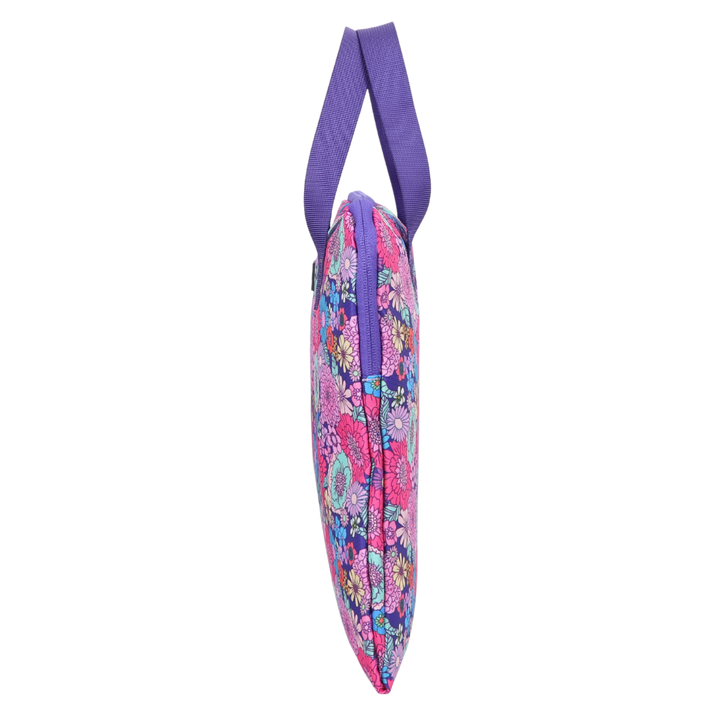 Summer Flowers Library Bag