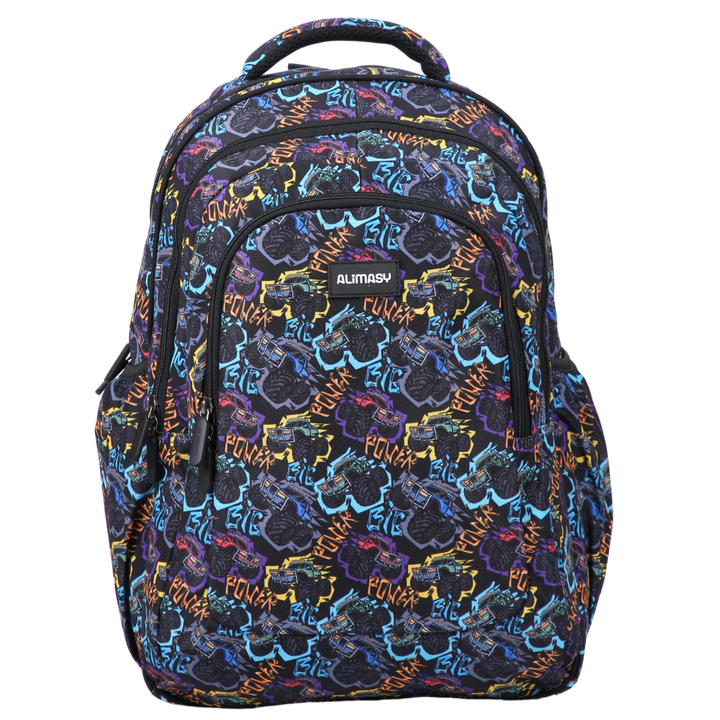 Monster Truck Large School Backpack