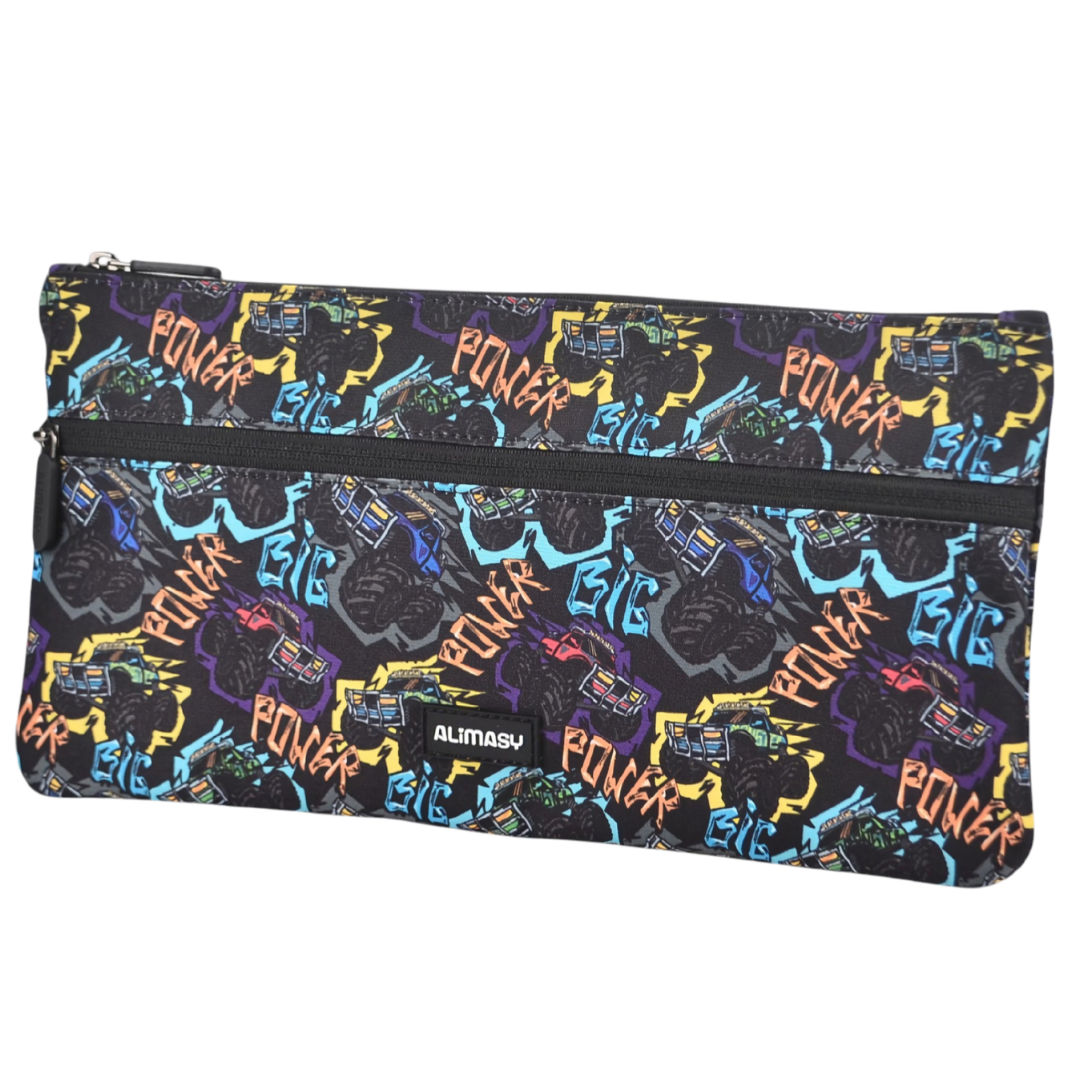 Large School Pencil Case Monster Truck