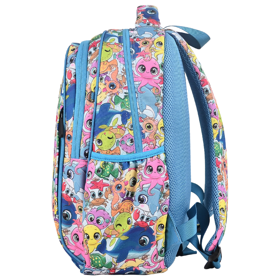 Midsize Kids Backpack 900D Ocean Pals