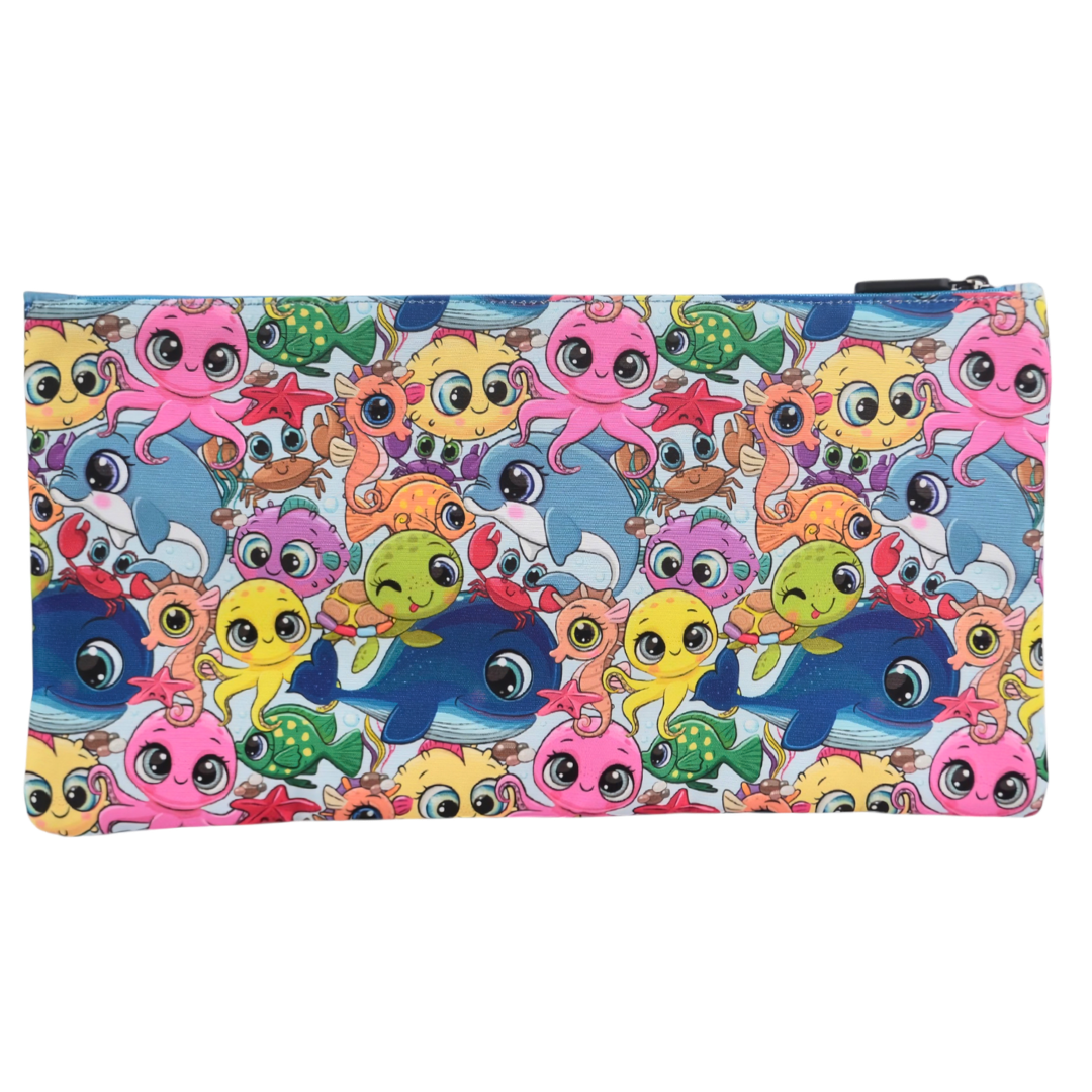 Large School Pencil Case Ocean Pals