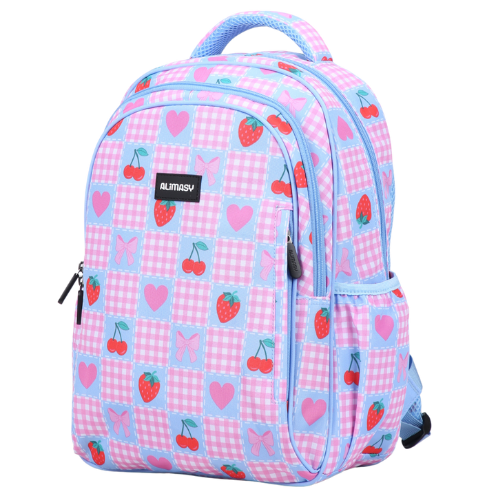 Pretty Gingham Midsize Kids Backpack