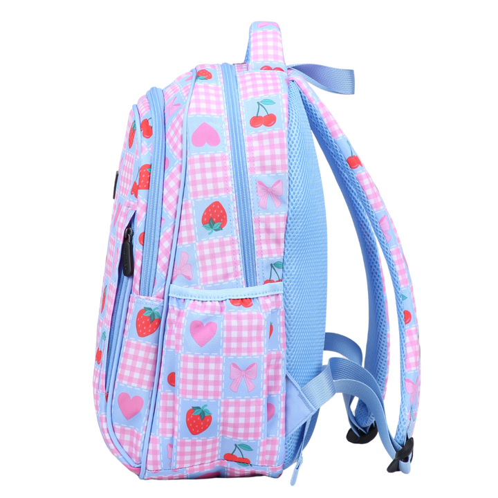 Pretty Gingham Midsize Kids Backpack