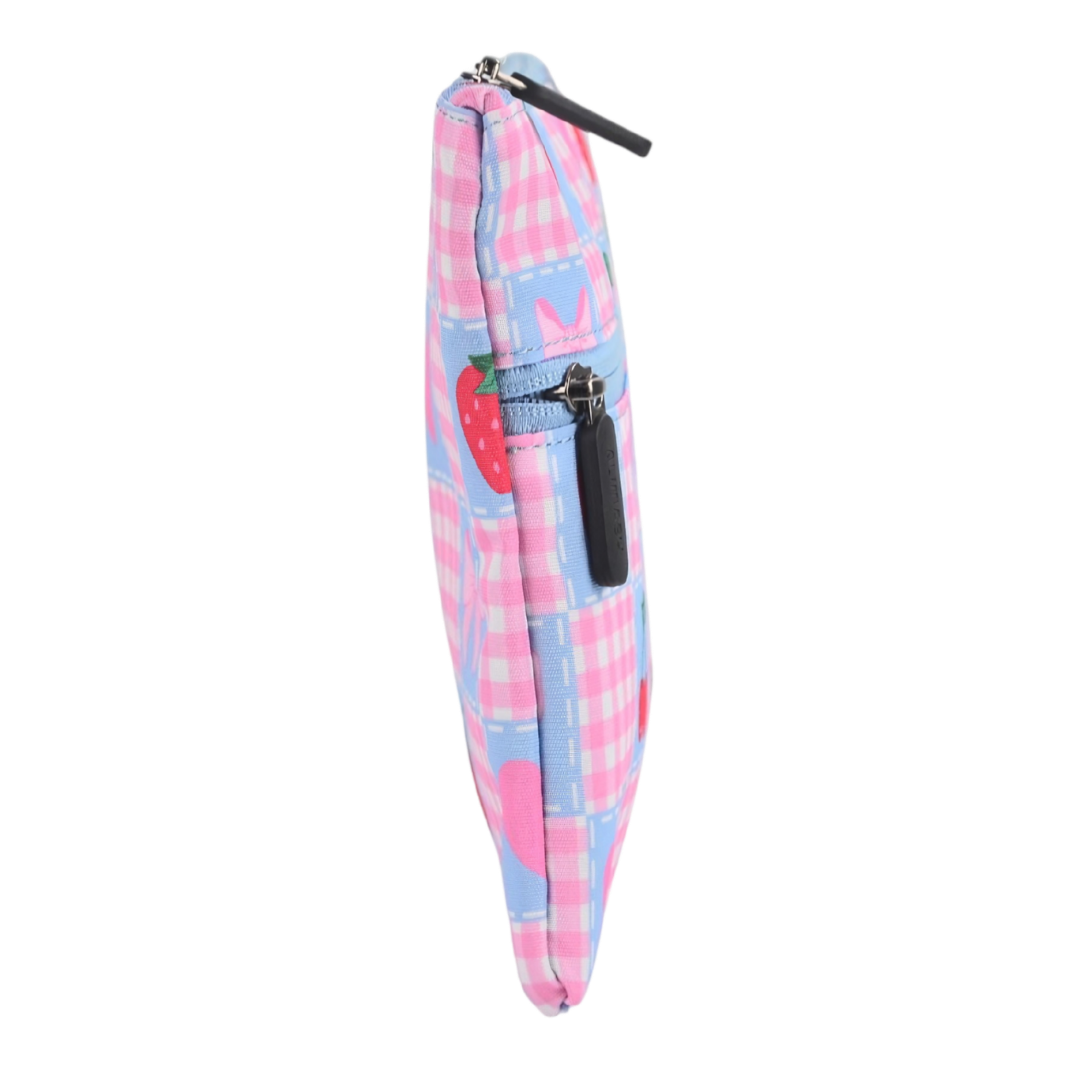 Large School Pencil Case Pretty Gingham