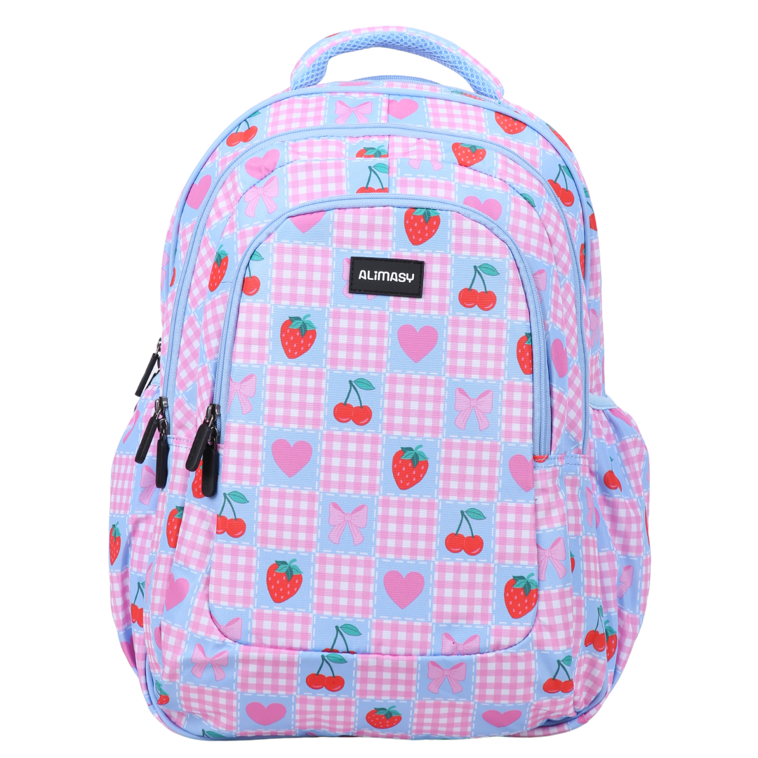 Pretty Gingham Large Backpack