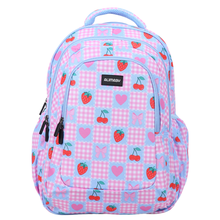 Pretty Gingham Large Backpack