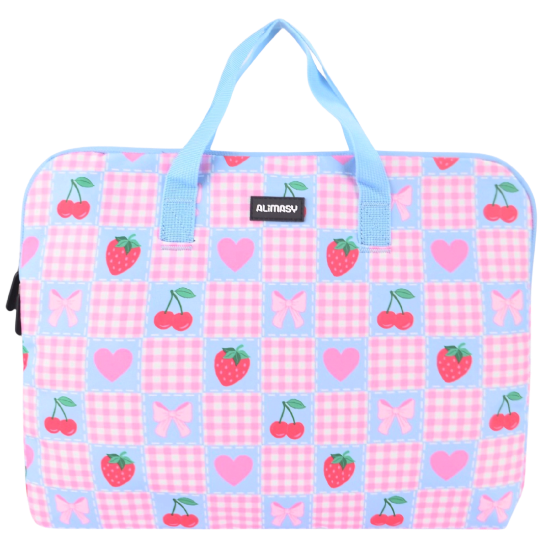 Library Bag 600D Pretty Gingham