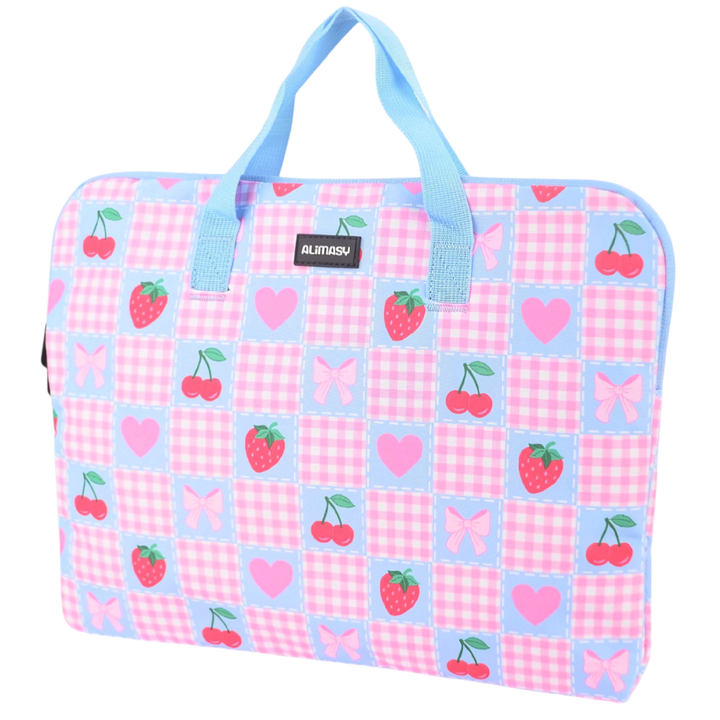 Library Bag 600D Pretty Gingham