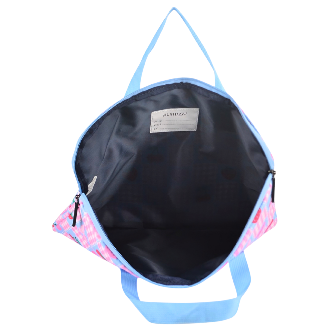 Library Bag 600D Pretty Gingham