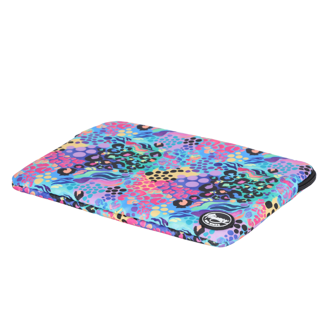 Small Laptop & Tablet Sleeve Electric Leopard