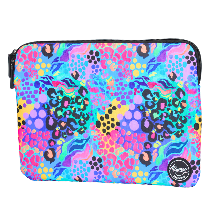 Small Laptop & Tablet Sleeve Electric Leopard