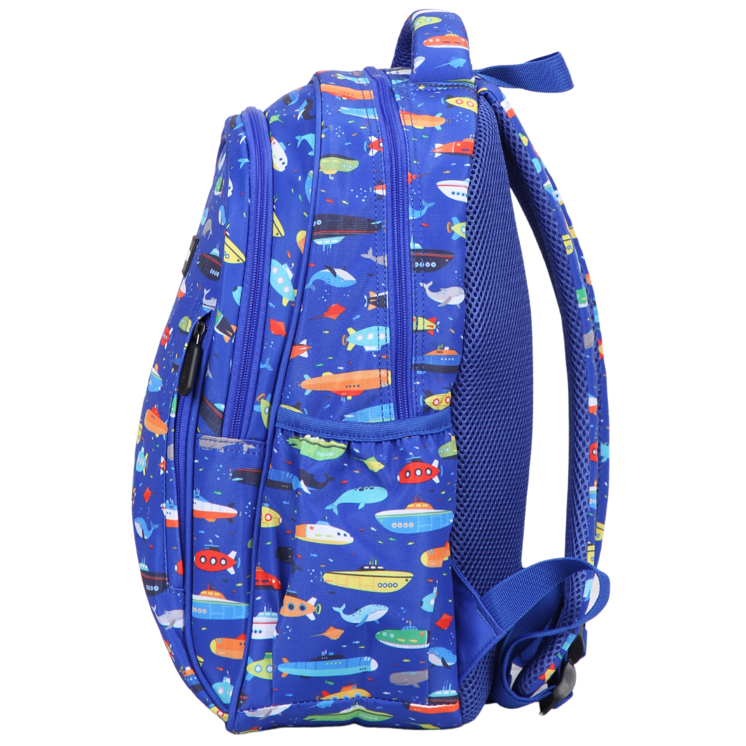 Submarines & Whales Midsize Kids Backpack