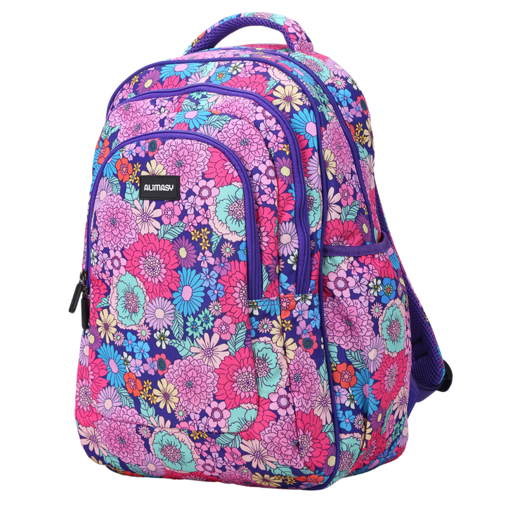 Summer Flowers Large School Backpack