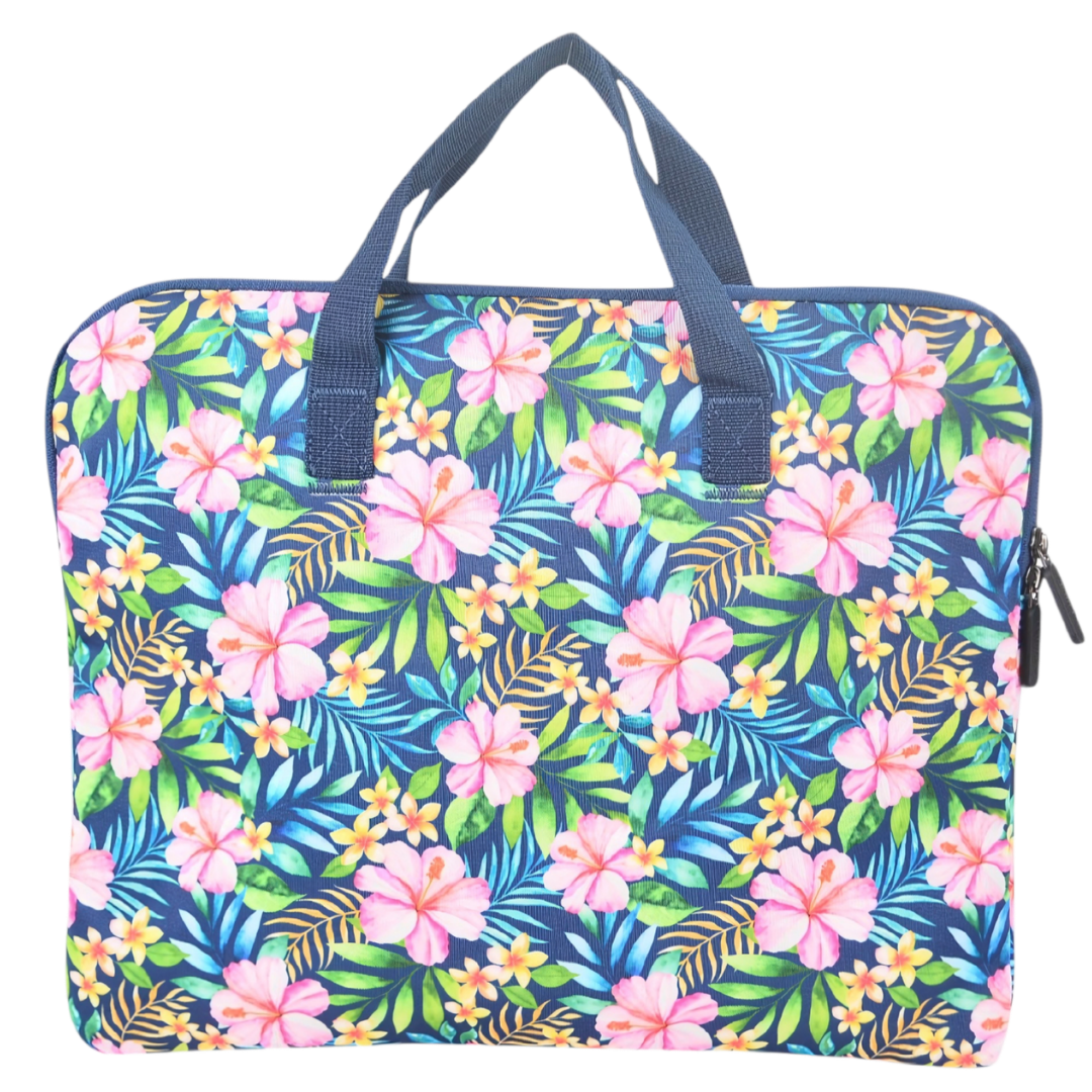 Library Bag 600D Tropical Bloom