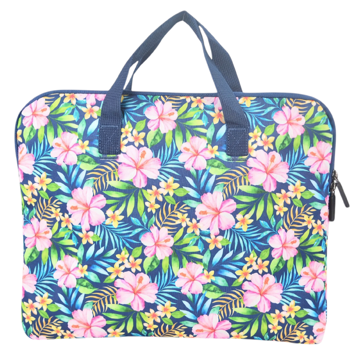 Library Bag 600D Tropical Bloom
