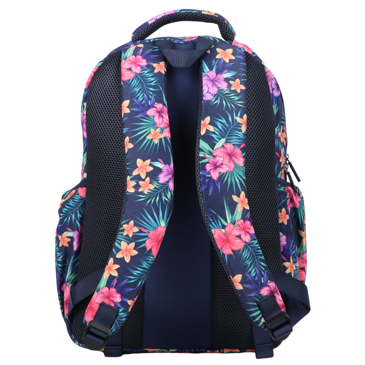 Tropical Flowers & Palms Large Backpack