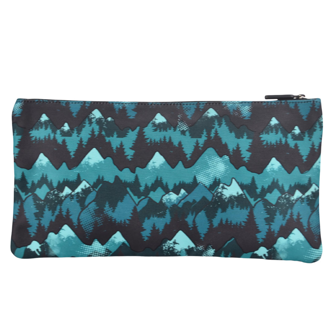 Large School Pencil Case Camo Mountain
