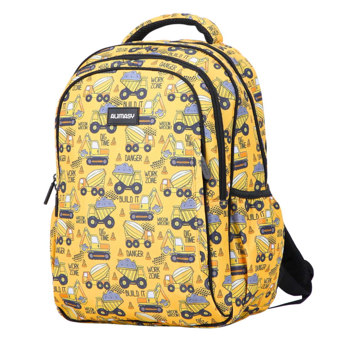 Construction Midsize Kids Backpack
