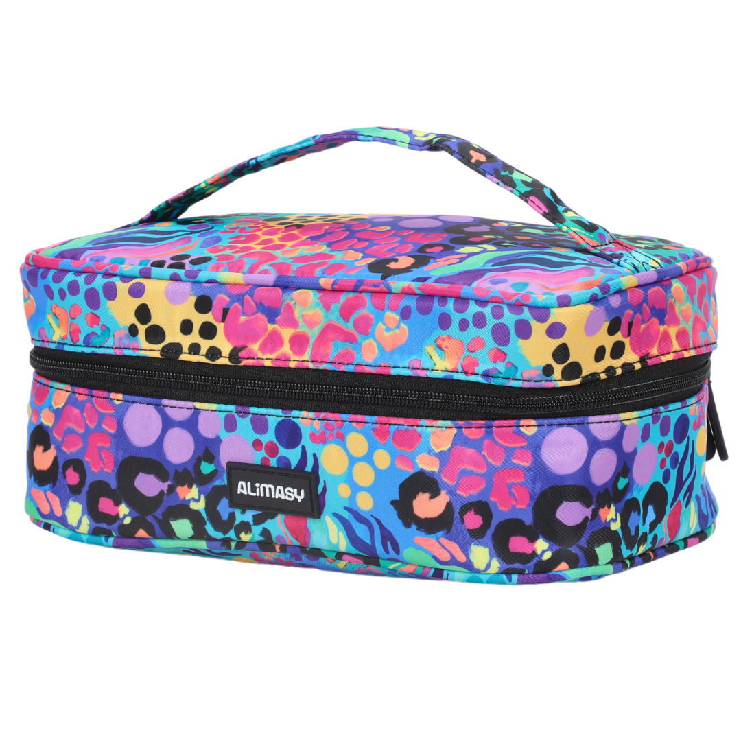 Toiletry & Makeup Storage Bag Electric Leopard