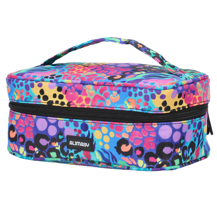 Toiletry & Makeup Storage Bag Electric Leopard