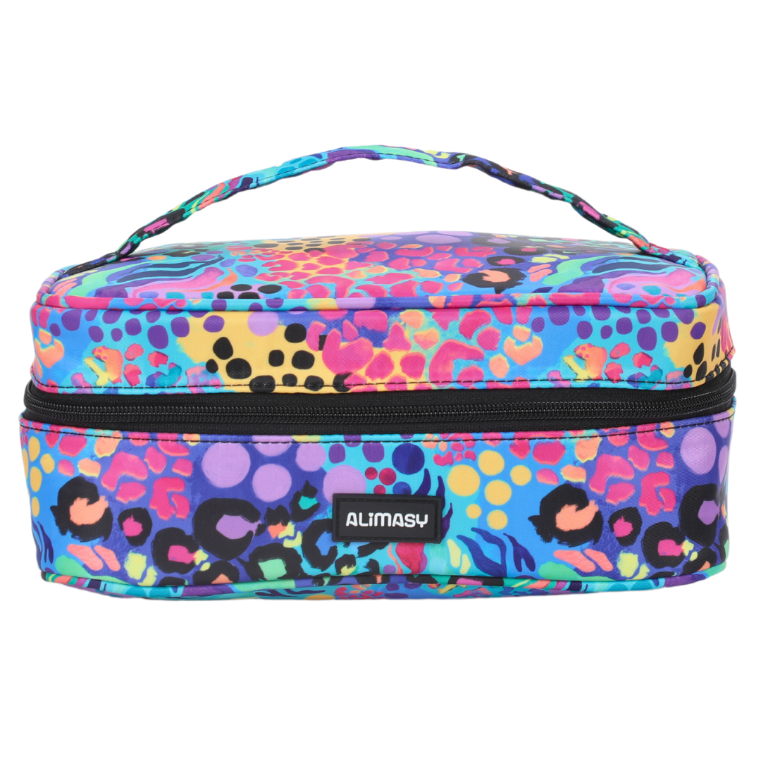 Toiletry & Makeup Storage Bag Electric Leopard