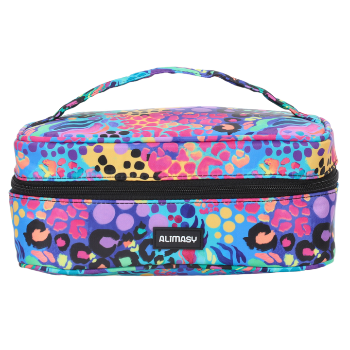 Toiletry & Makeup Storage Bag Electric Leopard