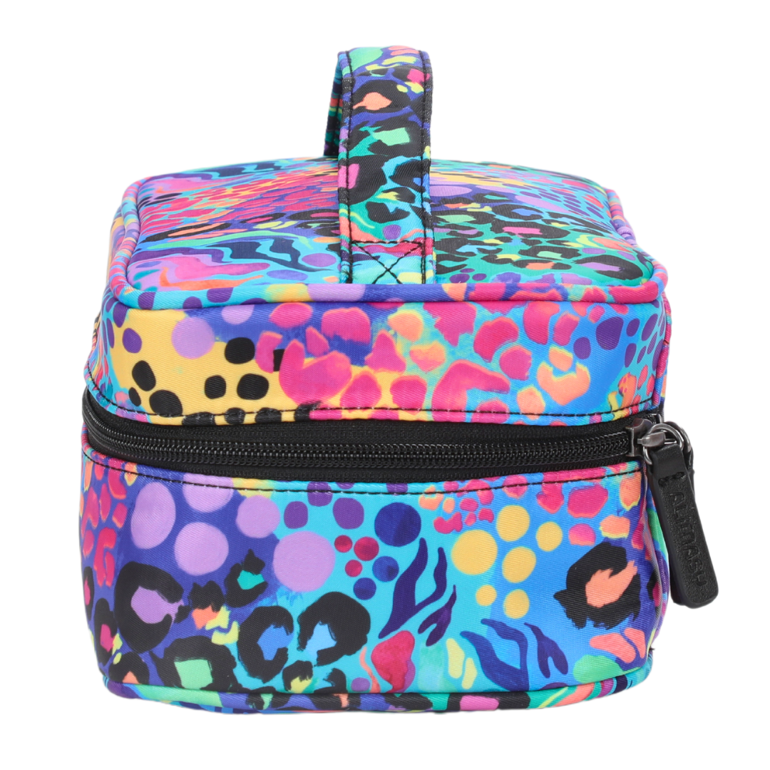 Toiletry & Makeup Storage Bag Electric Leopard