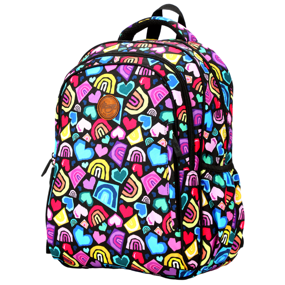 Love & Rainbow Midsize Kids Backpack - Alimasy