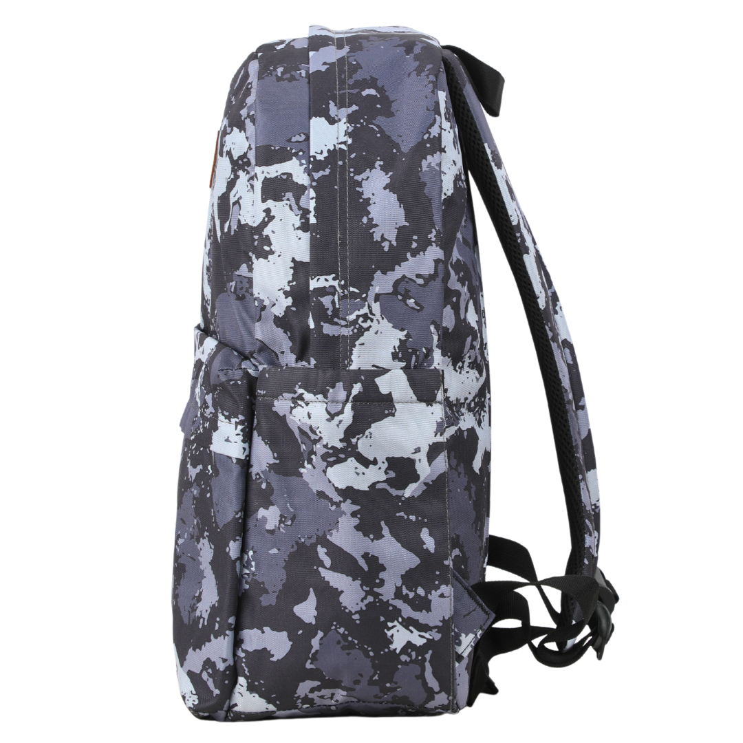 Black & Grey Camo Evolve Backpack - Alimasy