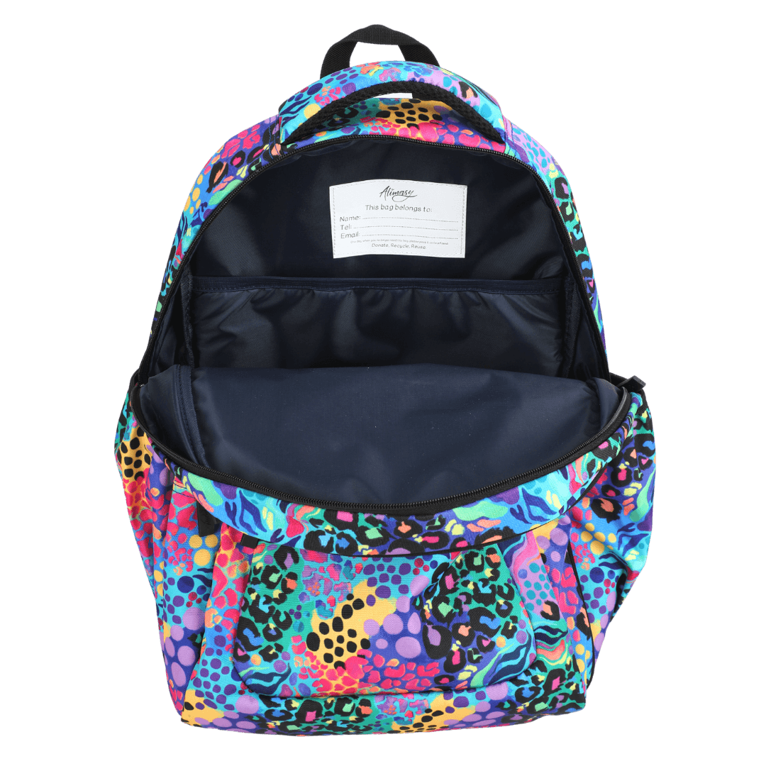 Electric Leopard Kids School Backpack - Alimasy