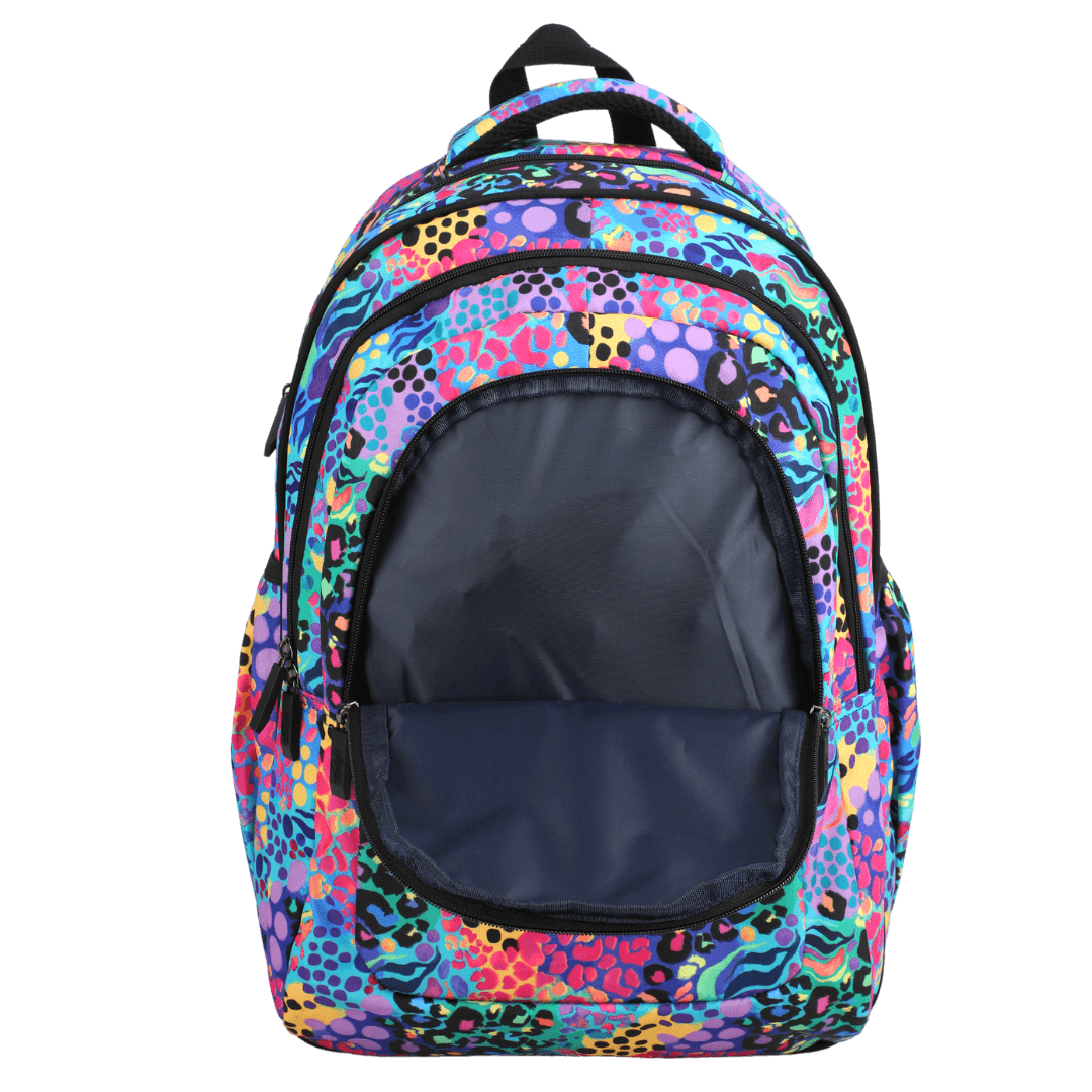 Electric Leopard Kids School Backpack - Alimasy