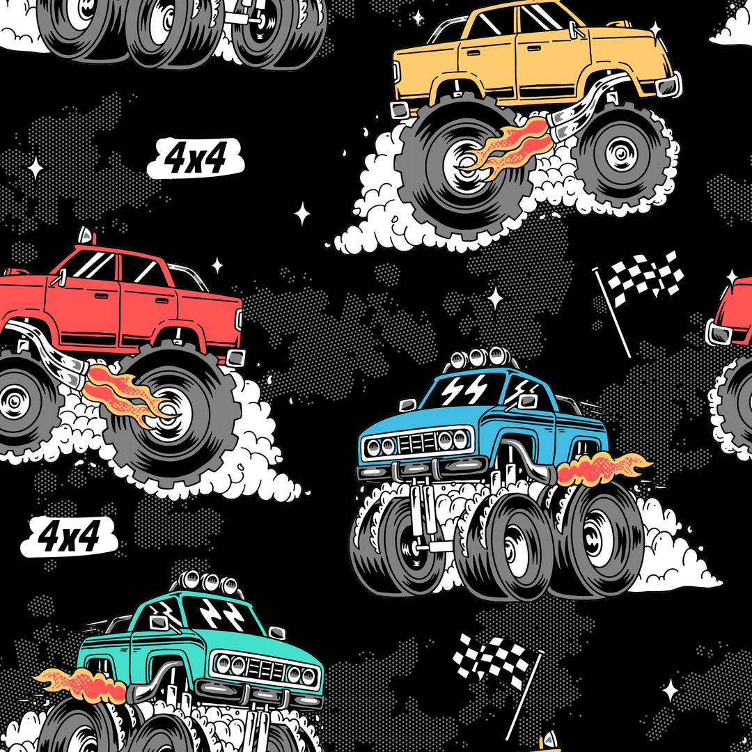 Monster trucks top for kids