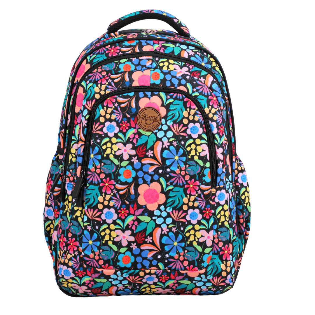 High School Backpacks Plain Black Patterned High School Bags Alimasy